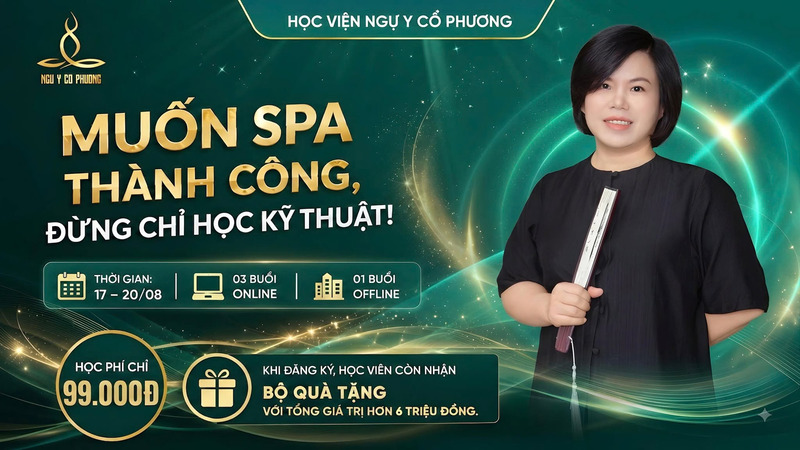 Đơn vị đào tạo khóa học nghề spa online uy tín, chuyên nghiệp