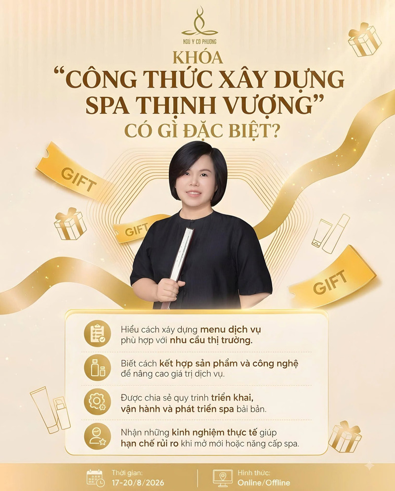 Ngự Y Cổ Phương - Trung tâm đào tạo vận hành Spa hiệu quả