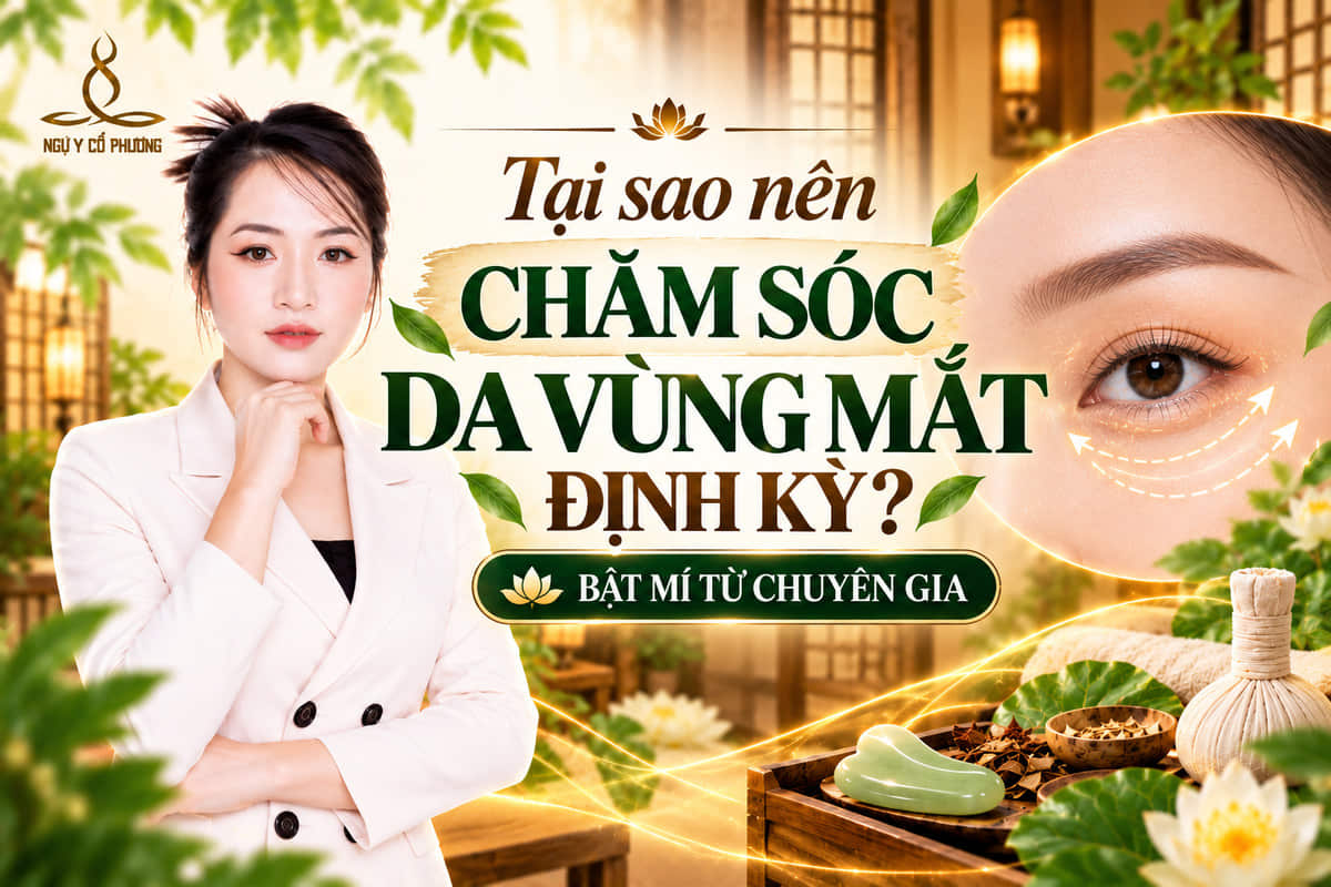 Tại sao nên chăm sóc da vùng mắt định kỳ? Bật mí từ chuyên gia