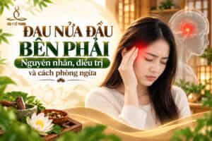 Đau nửa đầu bên phải: Nguyên nhân, điều trị và cách phòng ngừa