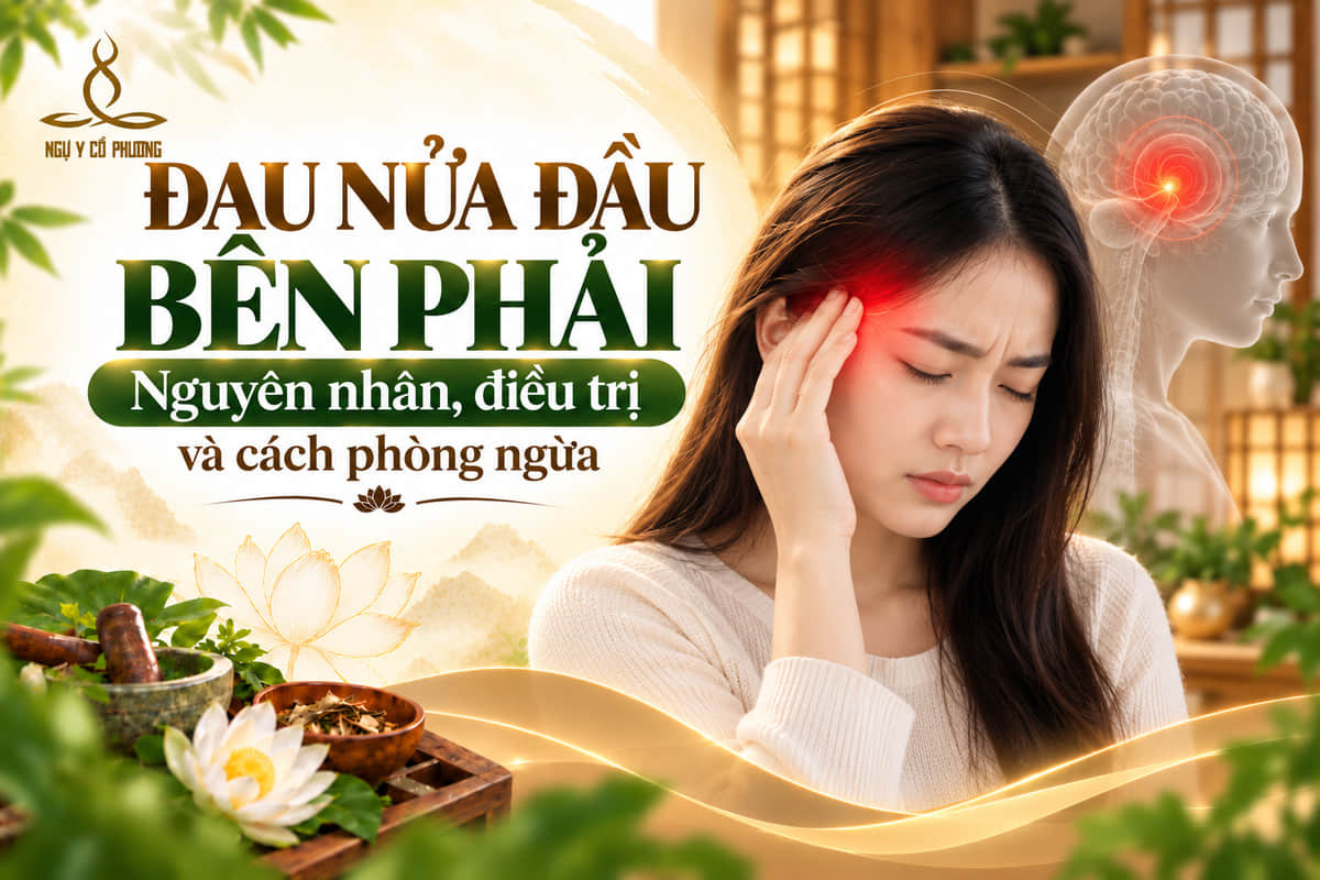 Đau nửa đầu bên phải: Nguyên nhân, điều trị và cách phòng ngừa