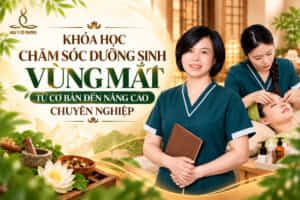Khóa học chăm sóc dưỡng sinh vùng mắt từ cơ bản đến nâng cao chuyên nghiệp
